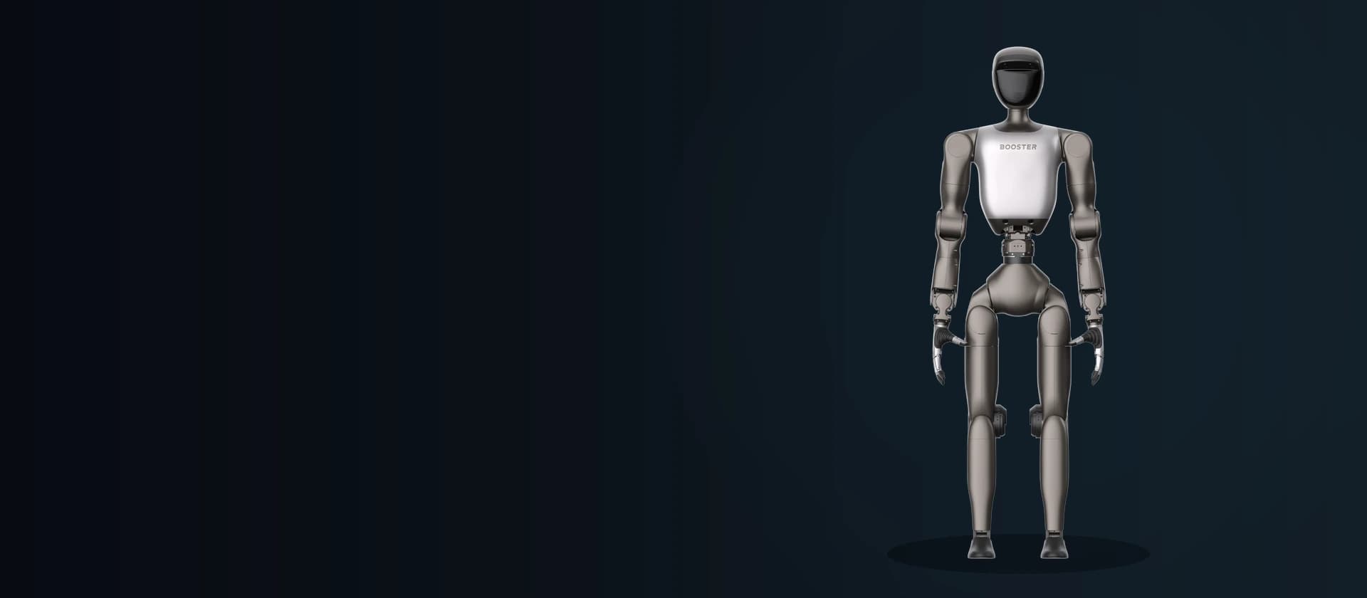 Booster T2 P3 full-size bipedal robot in an official product image
